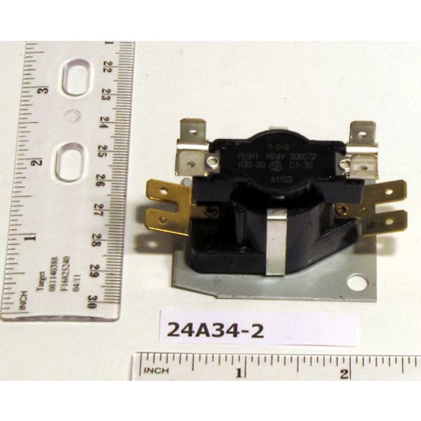 24A34-2 Electric Heat, White-Rodgers, Mfr#: 24A34-2